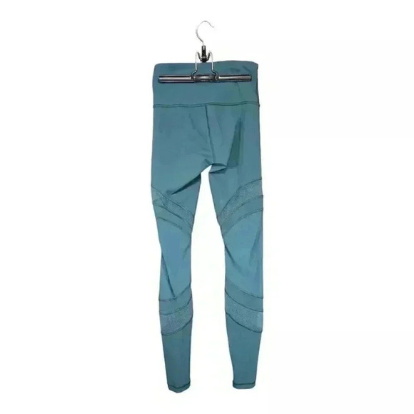 Lululemon Seek The Heat Tight 28” Mesh Leggings Green Jasper High Rise 4 - Picture 2 of 5